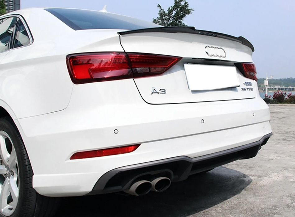 Eleron portbagaj tuning AUDI A3 8V Sportback model M4 negru lucios