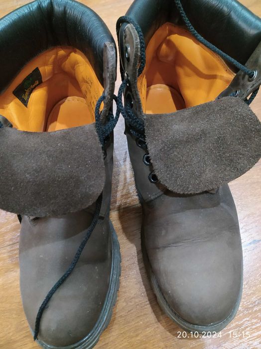 Ботинки от фирмы Timberland кожа не промокают. В идеальном состоянии