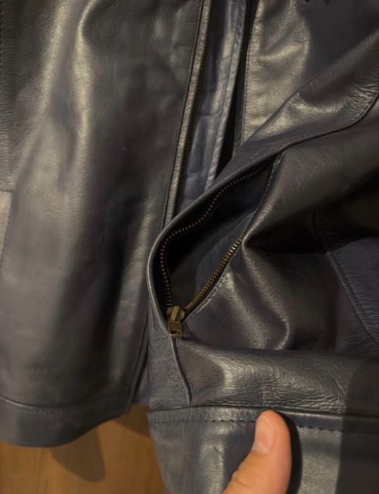 geaca moto piele naturală + protecții