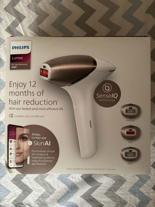 Безкабелен фотоепилатор Philips Lumea с 3 приставки