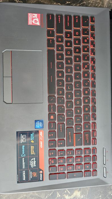 Laptop gaming MSI GV62 8RD i5 - Stare impecabilă