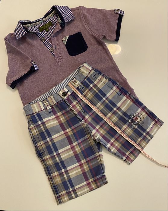 Set 4 ani - casual, tricou + pantaloni scurti