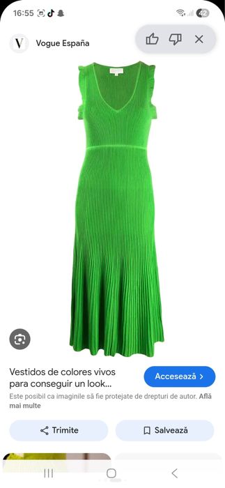 vand rochie verde