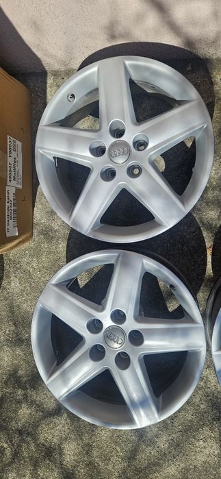 5/112/17 audi vw оригинални джанти за ауди 17 цола 4 броя