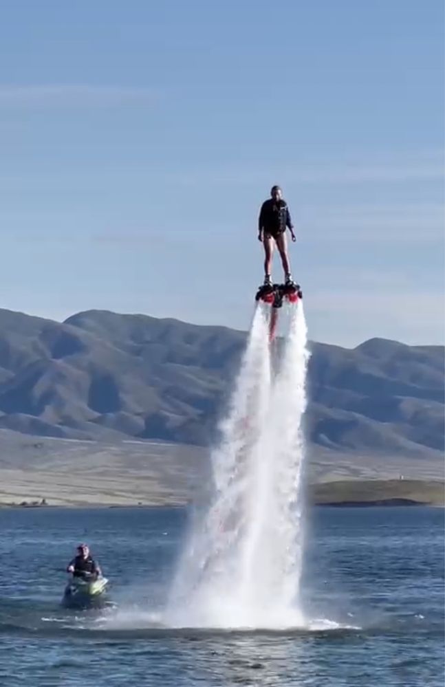 Flyboard пейзаж