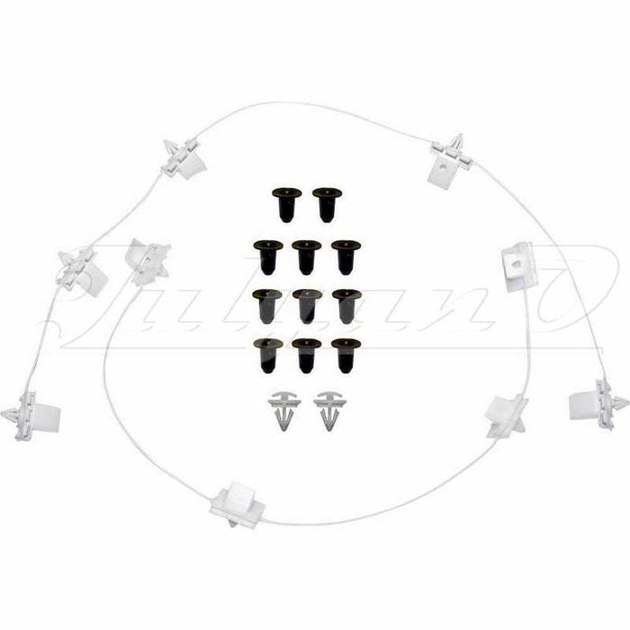 Комплект щипки (крепежи, клипсове, копки) за праг за VW PASSAT B7