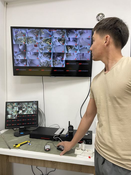 Установка камеры видеонаблюдения