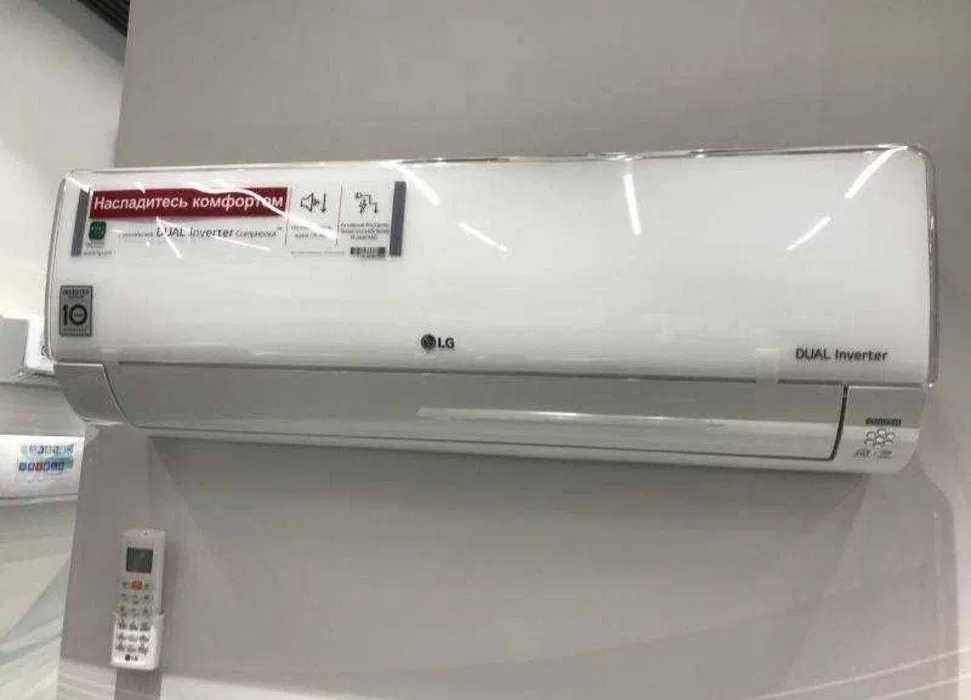 Кондиционер LG 12 DUALCOOL Invertor R32 Фреон установка есть +доставка