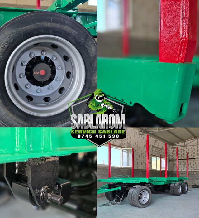 Sablare profesională și vopsire – camioane, șasiuri, obiecte metalice