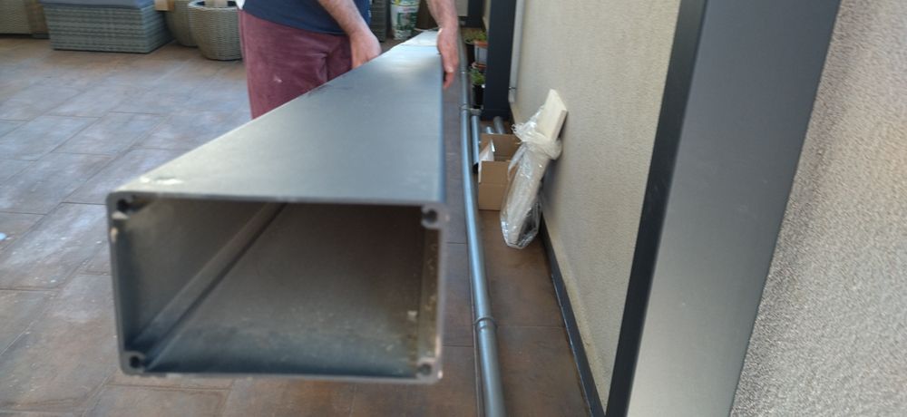 Țeavă aluminiu 130x80