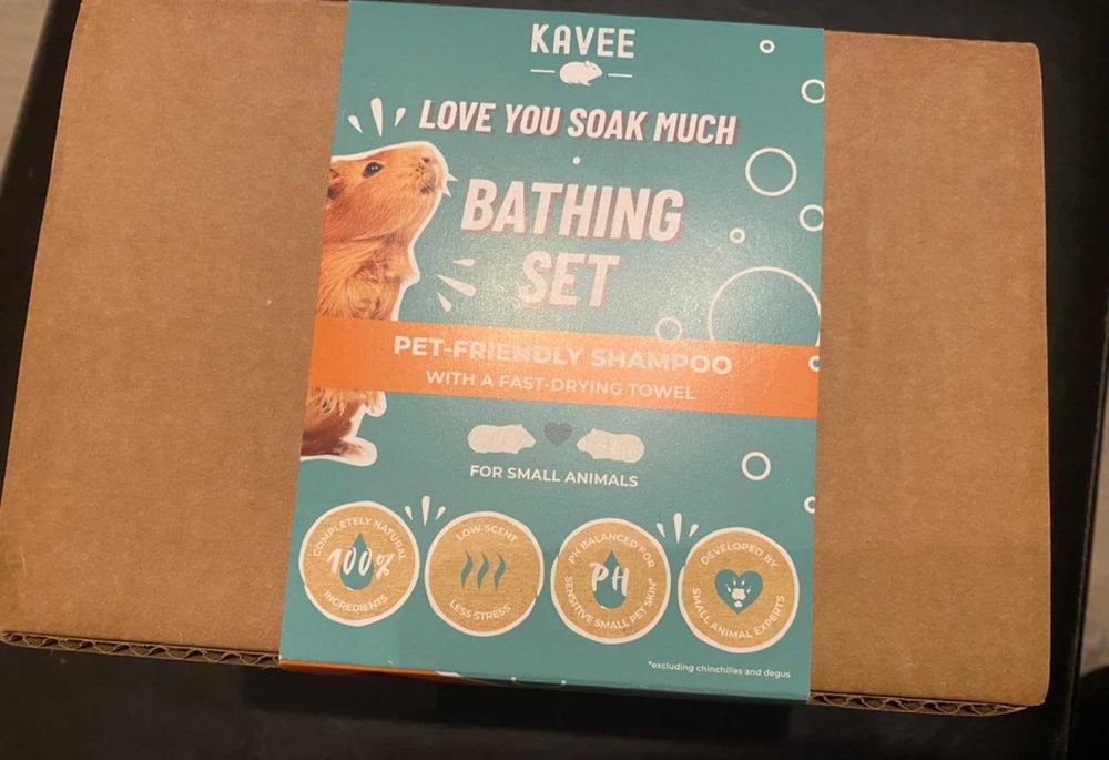 Kavee Love You Soak Much Комплект за къпане на морско свинче и заек