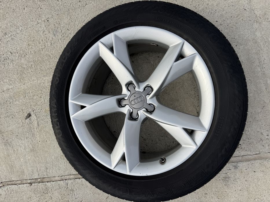 Roti / Jante R19 5x112 concave ET 32 8.5J Audi VW cauciucuri vara 235/55/19 DOT 0420