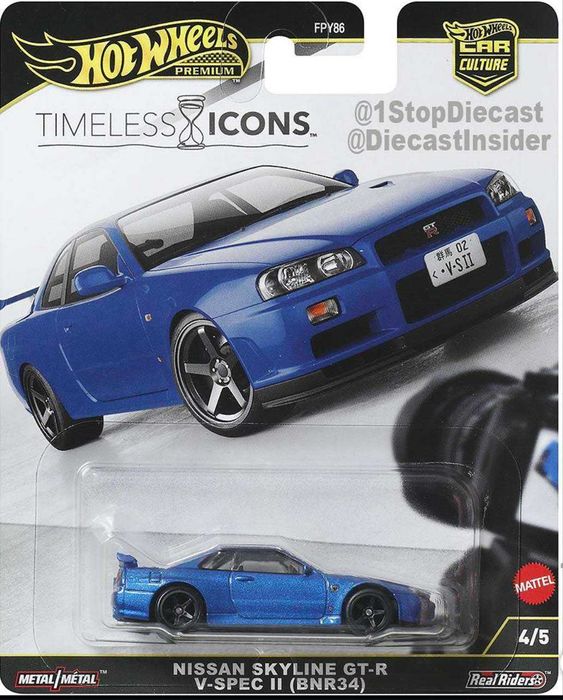 Hot wheels premium Nissan Skyline GT-R 34