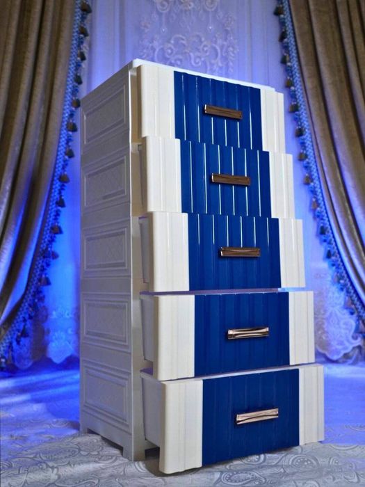 Пластиковый комод прочный