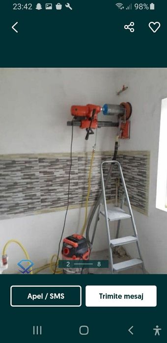 Găuri pt hota,centrale aerisiri.