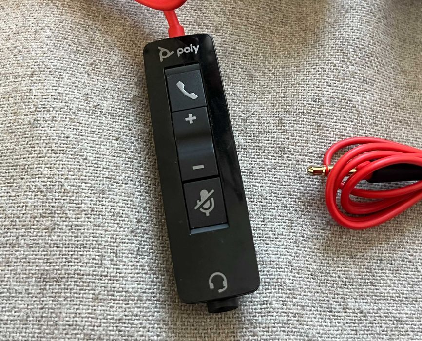 Casti Poly Plantronics CS220T USB cu microfon si telecomanda