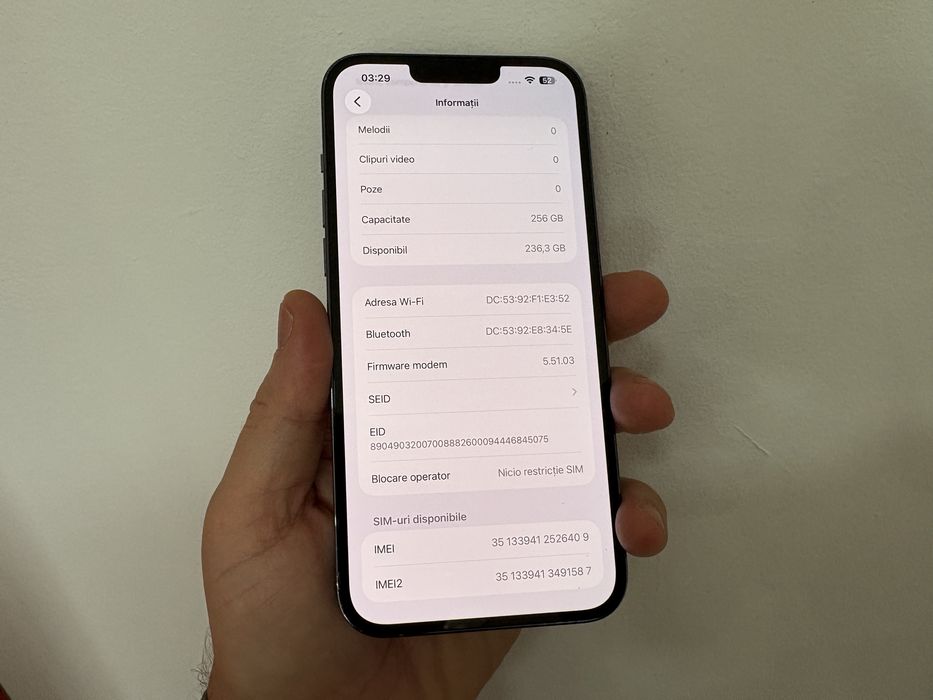 Iphone 13 Pro Max, 256 gb, Blue Sierra