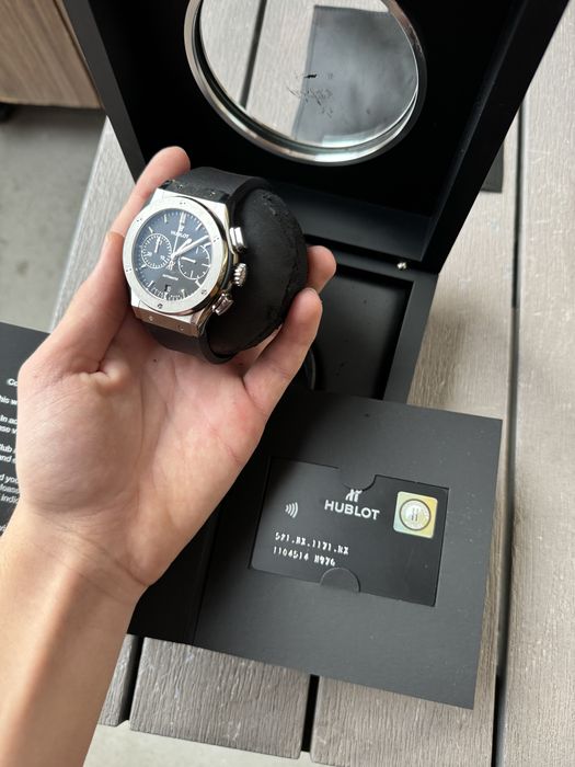 Hublot chronograph titanium 45mm full ceramic