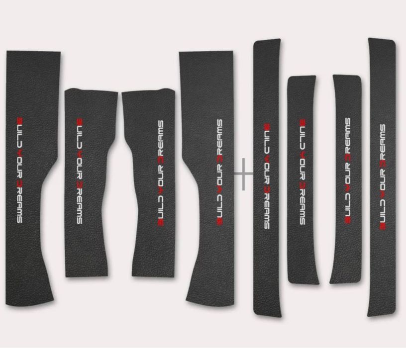 Накладки на пороги из искусственной кожи для BYD Song Plus