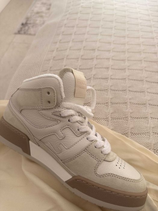 Fendi Match Leather Sneakers