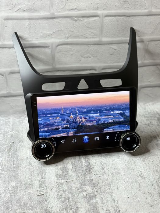 Магнитола для Кобальт андроид с крутилками новая WiFi, CarPlay, камера