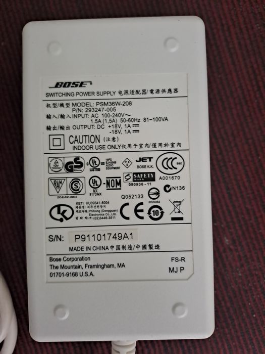 Bose model  PSM-36W-208