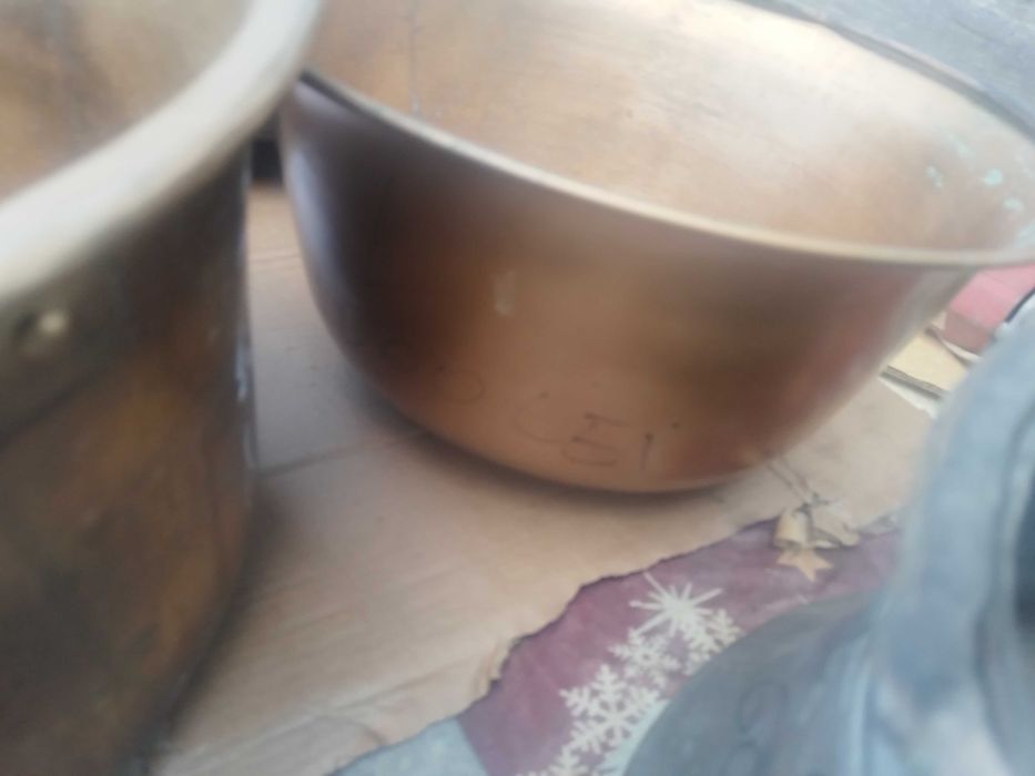 Oaka căldare de cupru ceaun mâncare carne tocana