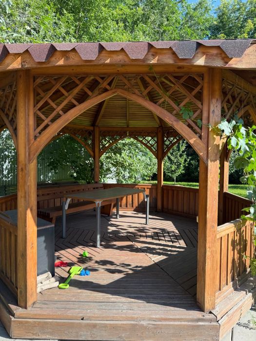 Деревянная беседка 5х5