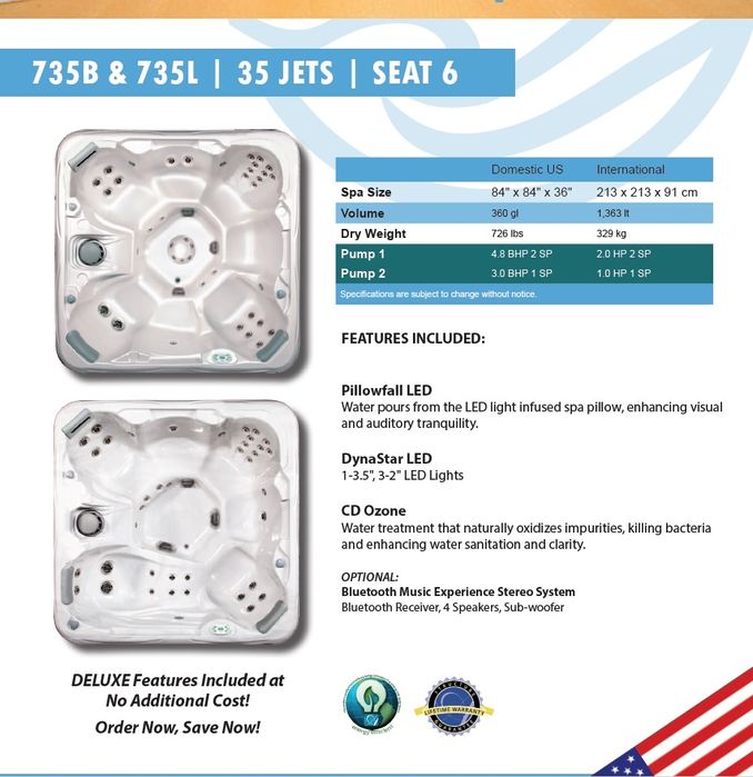 Artesian spas jacuzzi