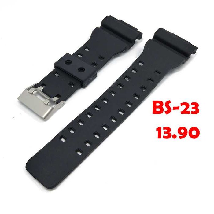 Силиконова каучукова каишка верижка за часовник 14/16/18/20/22/24мм