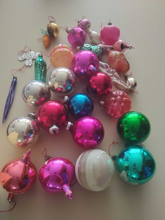 Ёлочные игрушки времен СССР