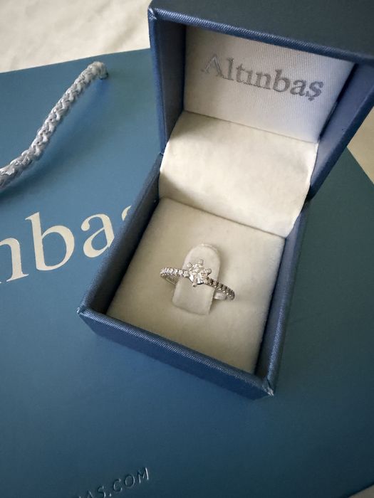 Пръстен Altinbas с Диаманти 0.40ct от Бяло Злато 14K