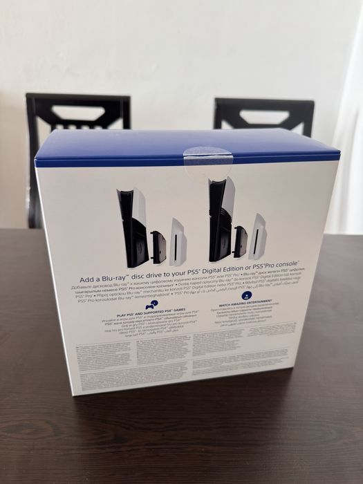 Кутия от Sony Disc Drive (дисково устройство) за PS5 Pro & PS5 Digital Edition