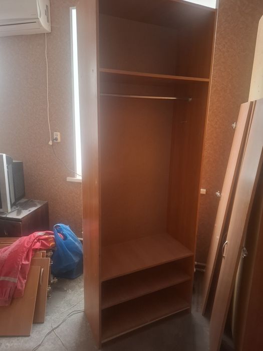 Шкаф, кровать, диван угловой