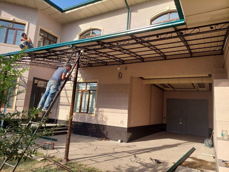 Решотка, Навес,Перила, Ограждения, Лексан. Металлоконструкция