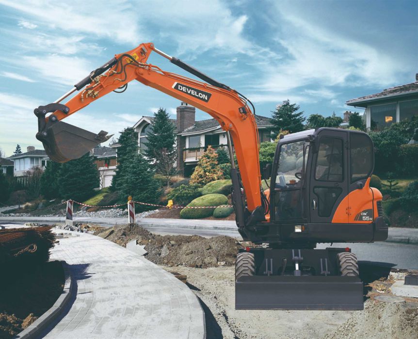 DEVELON (DOOSAN) DX55W Колёсный экскаватор