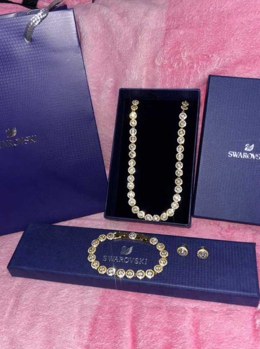 Set Swarovski Angelic Auriu - Colier/Bratara/Cercei