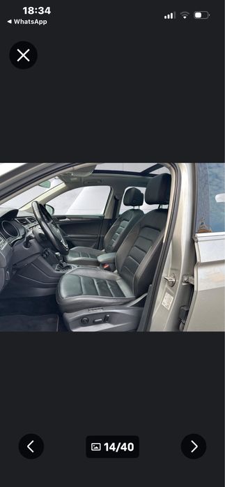 Vind Vw Tiguan 4x4 de 190CP impecabila carte service cu distributia sc