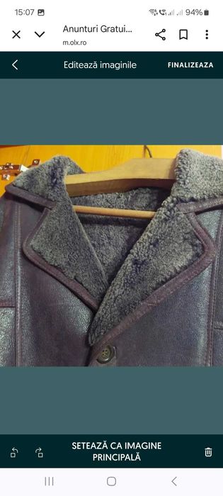 Jacheta bărbătească Extra large căptușită 5XL