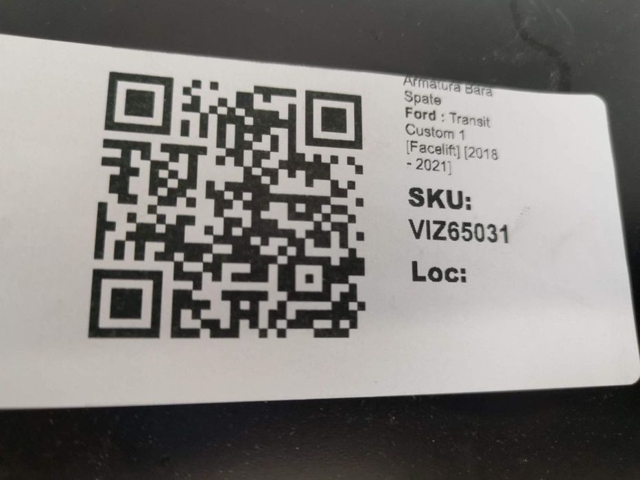 Armatura Bara Spate Ford  Transit Custom 1 [Facelift] 2018 2019 2020 2