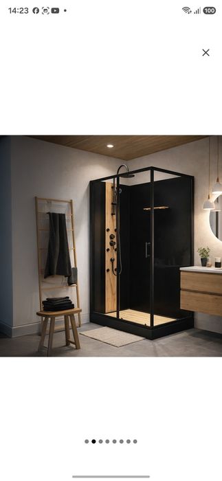 Cabina de dus Bamboo