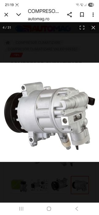 Compresor climă 1.9 tdi,grupul VAG