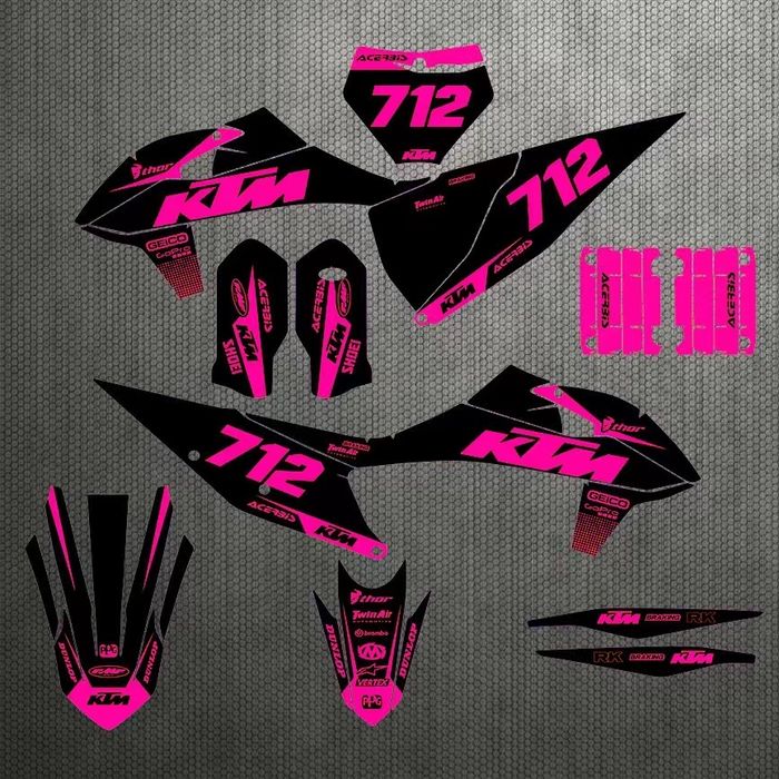 Графика/наклейки на эндуро мотоциклы