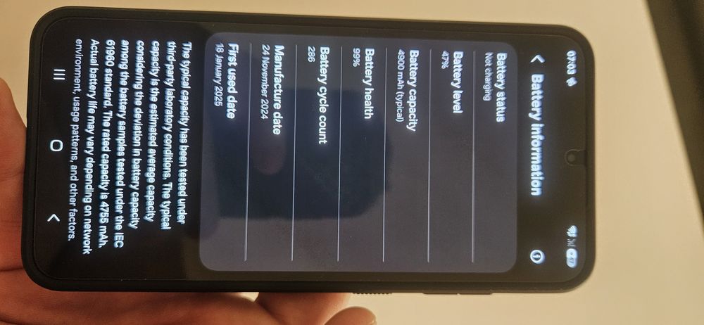 Samsung S25+ PLUS 256G NavyBlue ca nou
