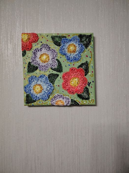 3D ръчно рисувана картина с цветя и други картини