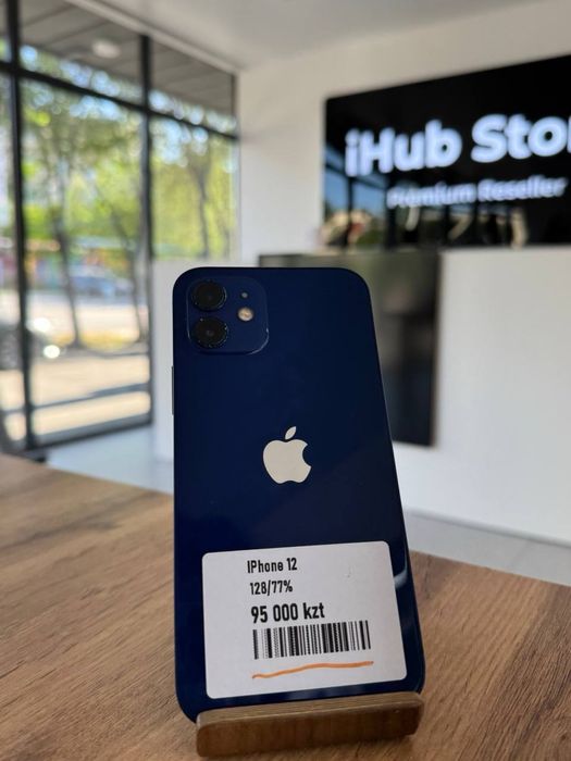 iPhone 12•128GB/77%Blue Айфон 12•128гб/77%көк