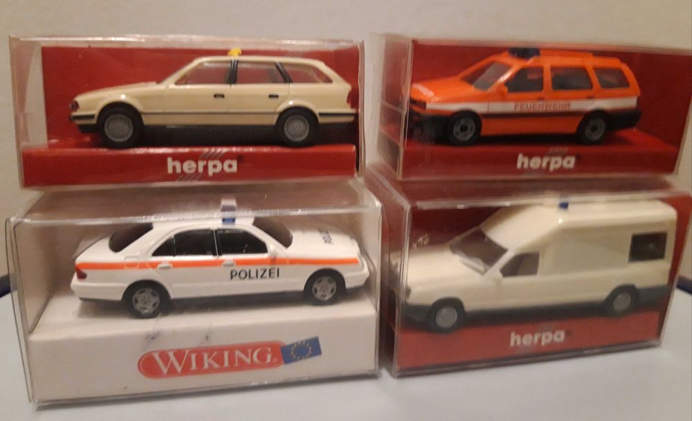 HERPA модели на AUDI BMW MB MINI VW 1.87 мащаб нови