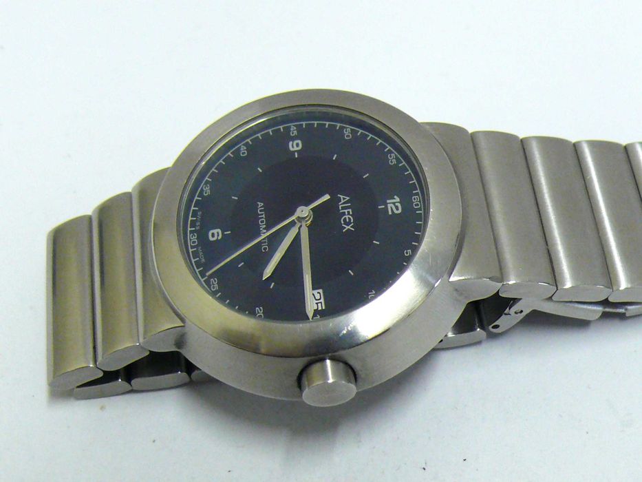 Швейцарски AlFex Automatic Мъжки ръчен часовник, с Дата