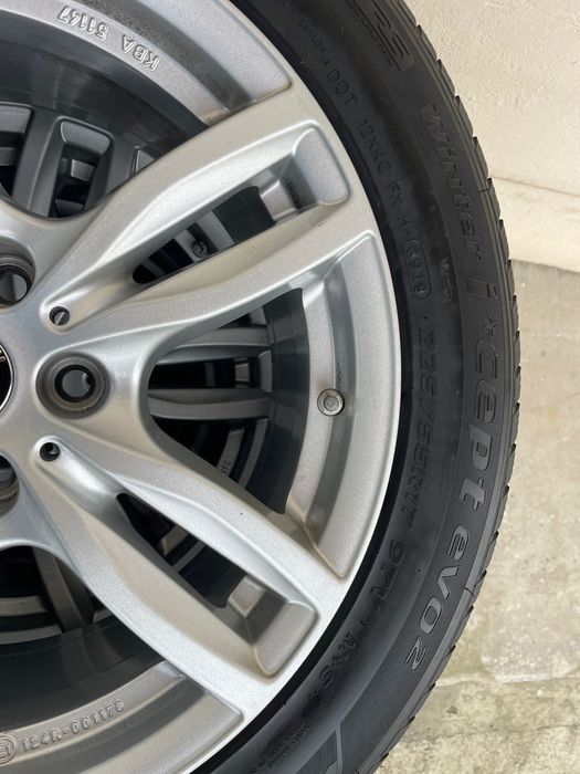 Jante 17 bmw seria 5 g30 , 5x112 , 7.5j et27 , 225 55 17 hankook iarna