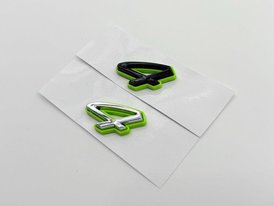 Emblema Compatibila PORSCHE 4 Hybrid crom